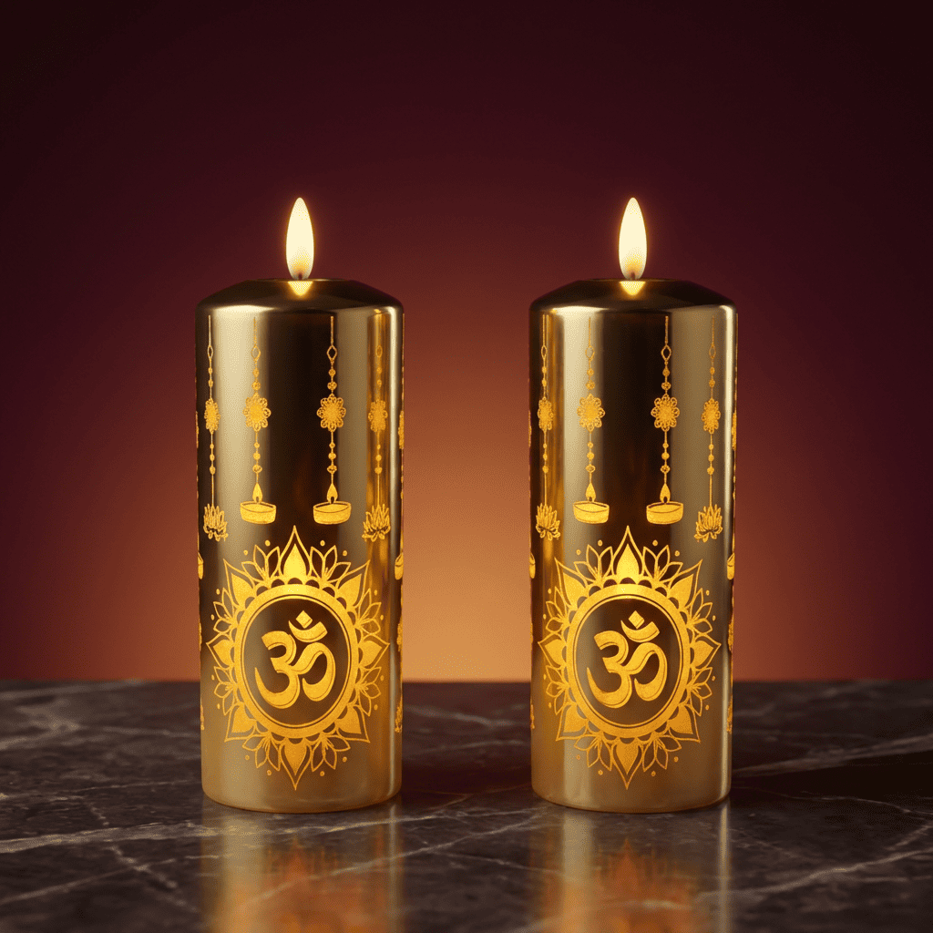 LED Candle Light with Realistic Moving Flame Effect