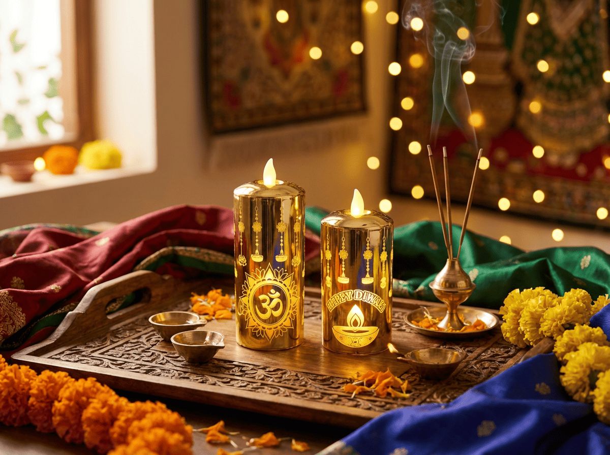 LED Candle Light with Realistic Moving Flame Effect