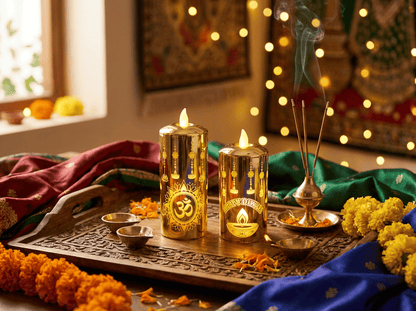 LED Candle Light with Realistic Moving Flame Effect