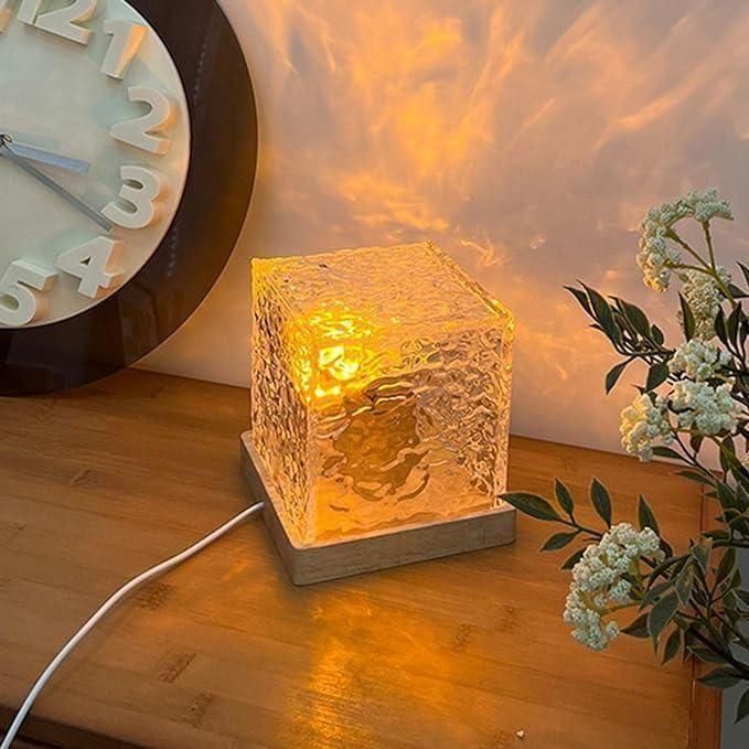 Rotating Water Ripple Projection Night Light