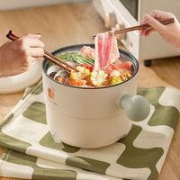 1.8L Multifunctional Electric Non-Stick Cooking Pot with Lid