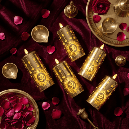 LED Candle Light with Realistic Moving Flame Effect