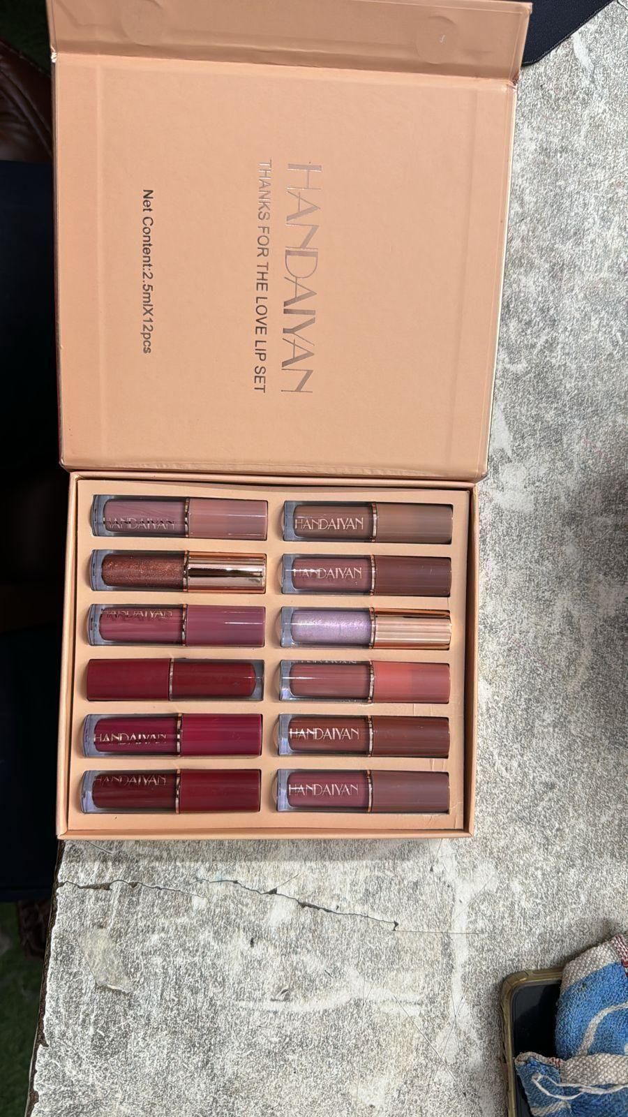 Velvet Matte Liquid Lipstick Set - 12 Piece Collection